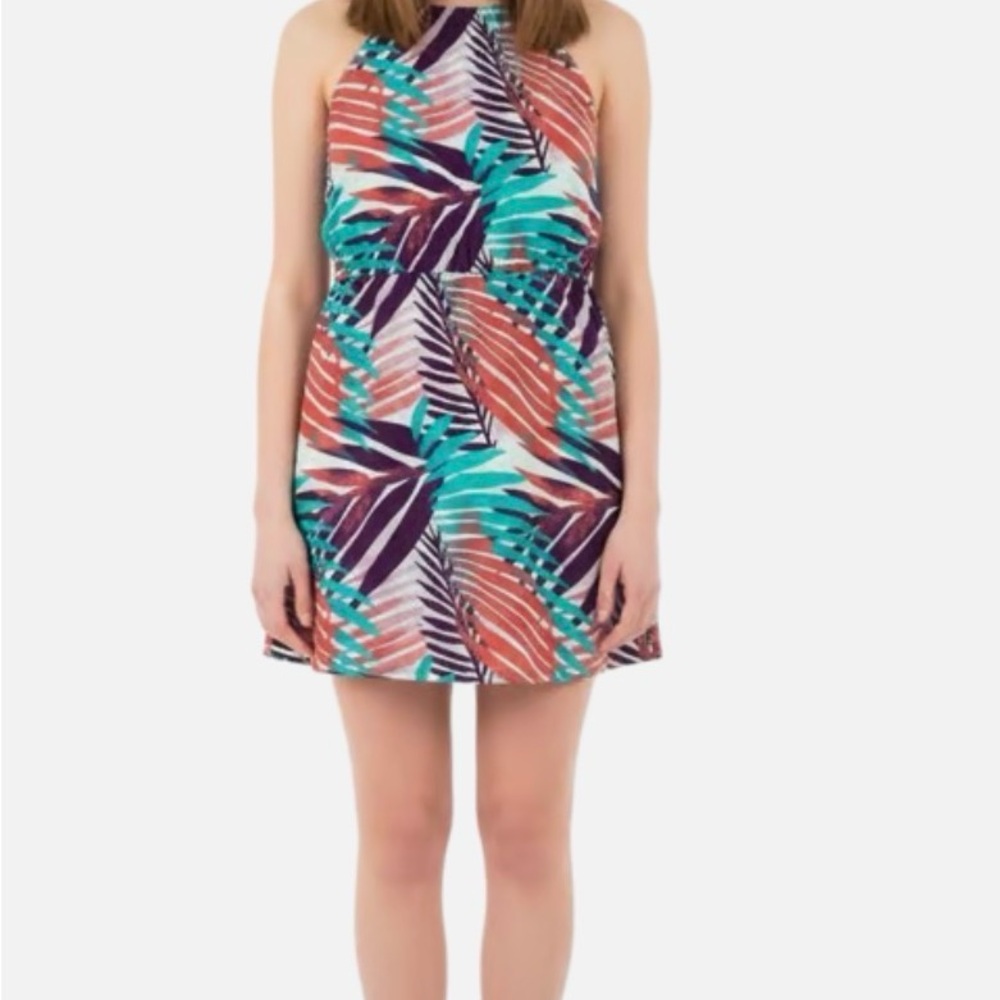 Roxy Multicolor Halter Dress - Picture 3 of 4